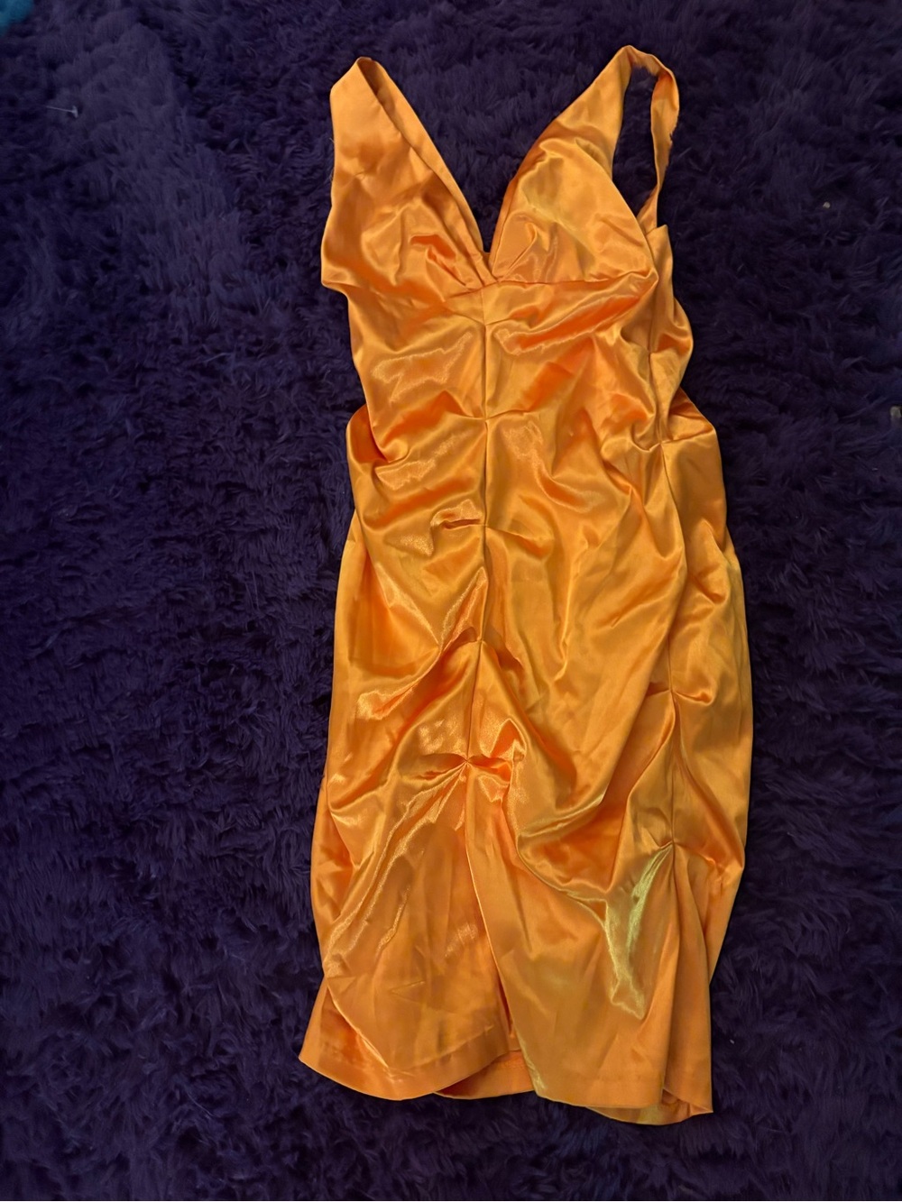 Windsor Bright Orange Dress with Heart Logo - Picture 1 of 5